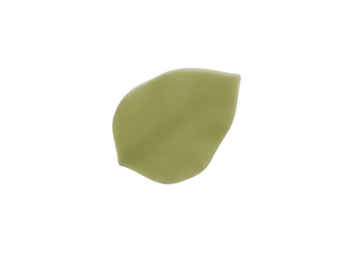 Uma &uacute;nica folha verde isolada sobre um fundo branco, capturada em estilo minimalista, ideal para projetos de design gr&aacute;fico, bot&acirc;nica, ecologia e temas de natureza sustent&aacute;vel.