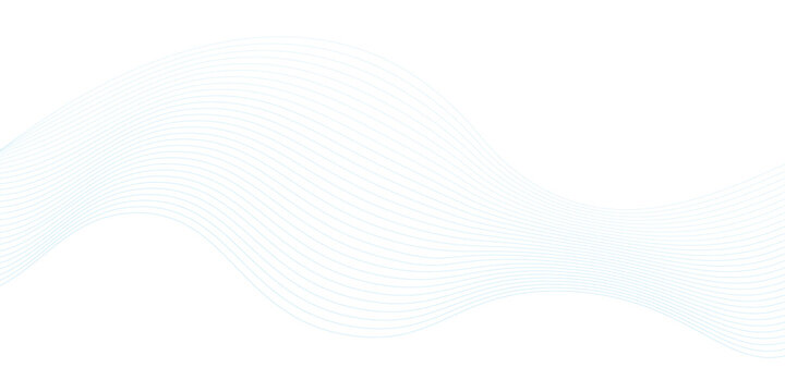 Minimalist white wave background, abstract light blue flowing lines vector, clean corporate motion graphic, subtle dynamic texture