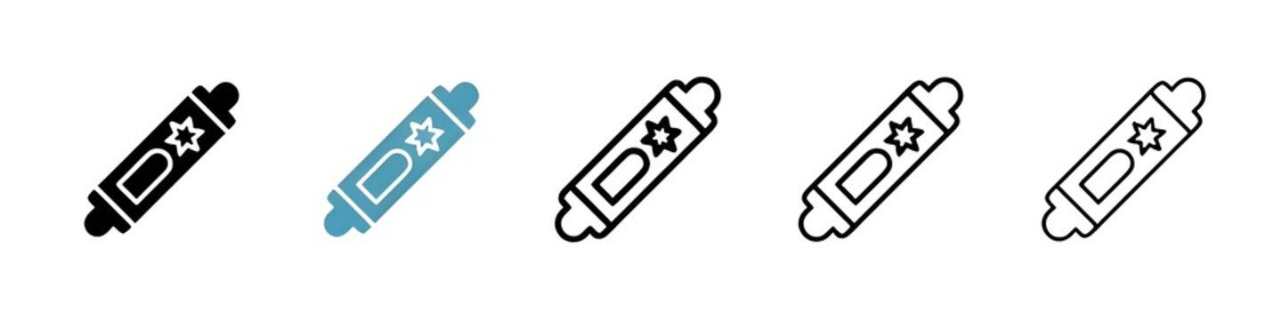 Mezuzah line icon vector set. Thin line customizable illustration. Contour symbol. Vector isolated outline drawing. Editable stroke