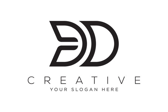 DD Letter DD Logo Icon Design Vector Concept