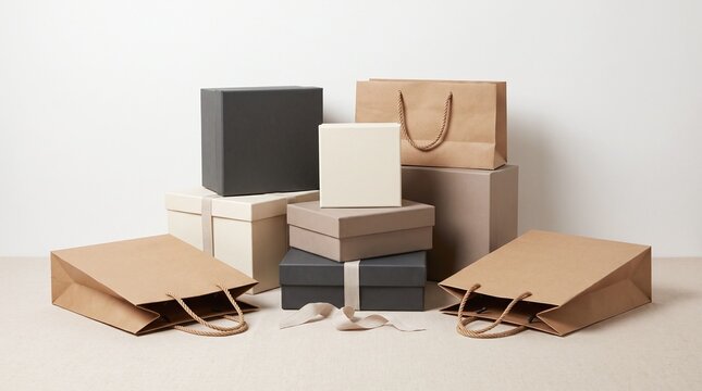 Gift Boxes and Shopping Bags Assortment