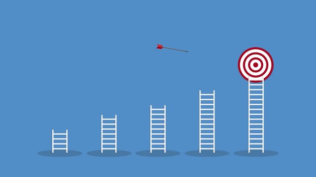Strategic Goal Achievement and Business Growth Concept
