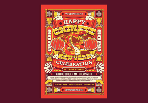 Chinese New Year Flyer