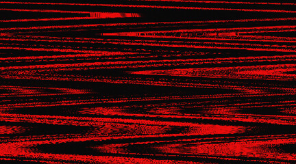 Fototapeta premium Abstract Dark Red Sound Waves Background, Red and Black Vertical Distortion Texture, Crimson Light Pulse Motion Overlay
