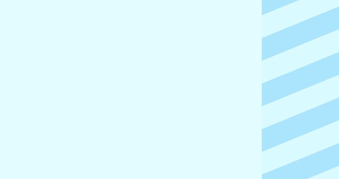Blue background animation with blue decorations and copy space.