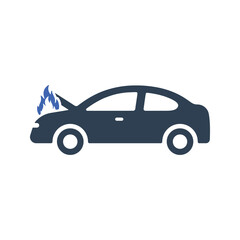 Fototapeta premium Engine fire icon