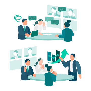 Comparing unresolved deadlock with swift consensus, hybrid meeting strategies streamline decision making processes to align diverse team members around shared business goals