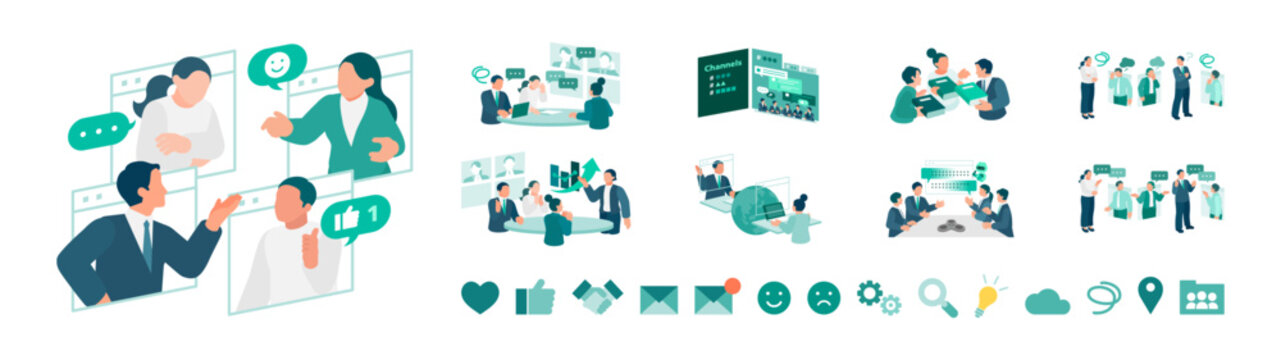 Online chat tools bridge operational communication gaps across diverse teams, turning complex virtual meetings into clear actionable knowledge for modern organizations