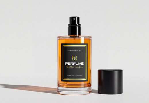 Perfume Spray Bottle Mockup