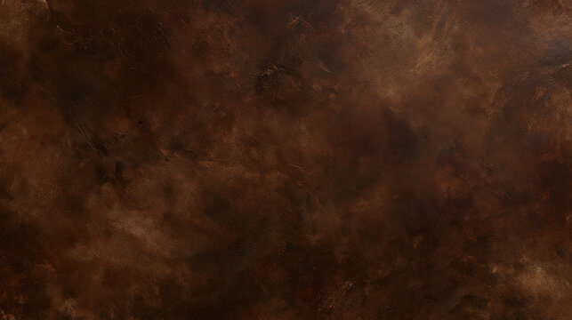Rich dark brown painted canvas texture with subtle artistic brushstrokes and warm lighting. Ideal background for food photography or professional portrait backdrops.