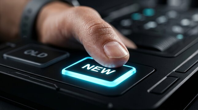 Embracing innovation by choosing the New button over the Old option.