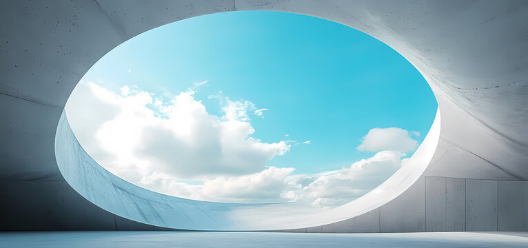Modern Architectural Design with Skylight