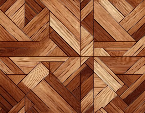 seamless wood parquet pattern in linear light brown suitable for flooring or interior design applications