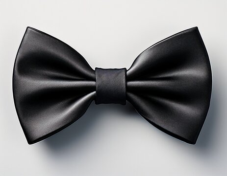 black bow tie isolated