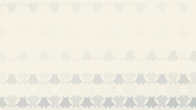 Three Shippo Circle Grid White Monochrome stitch loop