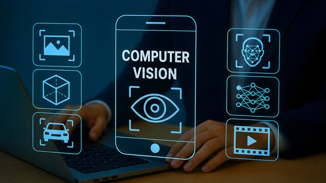 Computer Vision concept map interface for image recognition