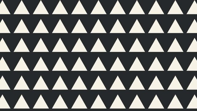 Uroko Triangle Tessellation White Monochrome stitch