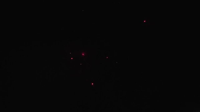 東京都檜原村　夏祭りの花火