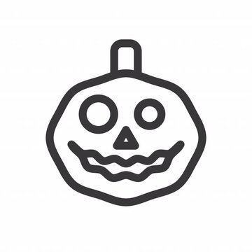 Pumpkin animation icon for social media, presentations, videos, websites. Alpha Channel