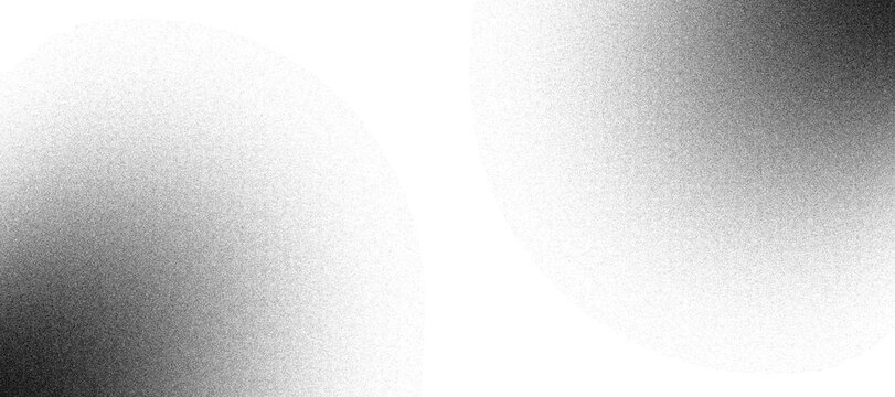 Abstract grainy gradient background with black and white noise texture