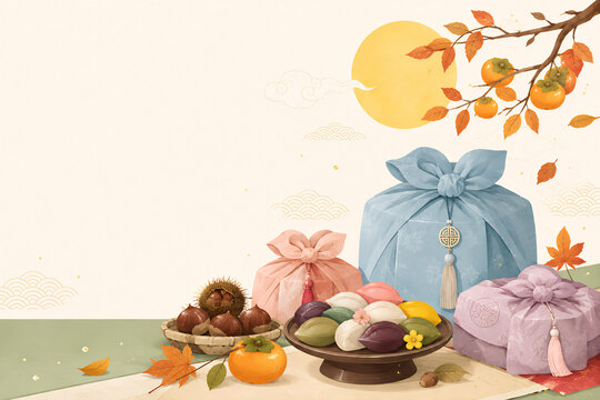 Chuseok, Korean Thanksgiving Day (August 15th in the lunar calendar) 추석