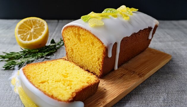 lemon loaf cake citrus dessert iced pound cake sliced cake moist texture lemon glaze cake slice sweet food bakery treat homemade cake lemon loaf cake citrus dessert iced pound cake sliced cake