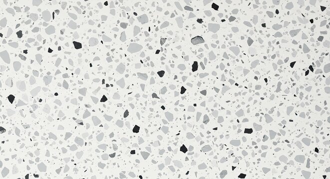 Microscopic view of black particles dispersed in a white liquid medium.