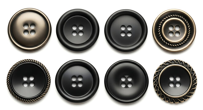 Assorted black and silver wheel hubcaps collection