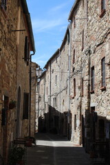 Fototapeta premium Narrow Stone Alley in Canneto Medieval Village