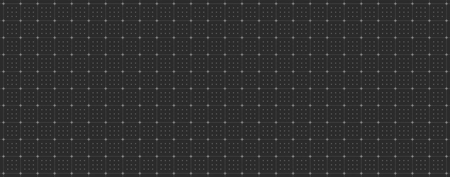 Grid pattern background with square dots and line crosses
