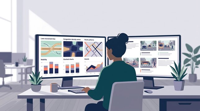 Vector traffic analytics workstation with object detection