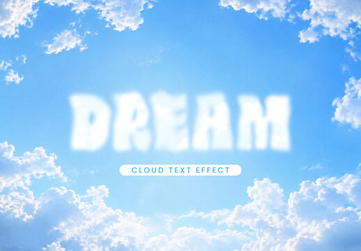 Cloud Text Effect