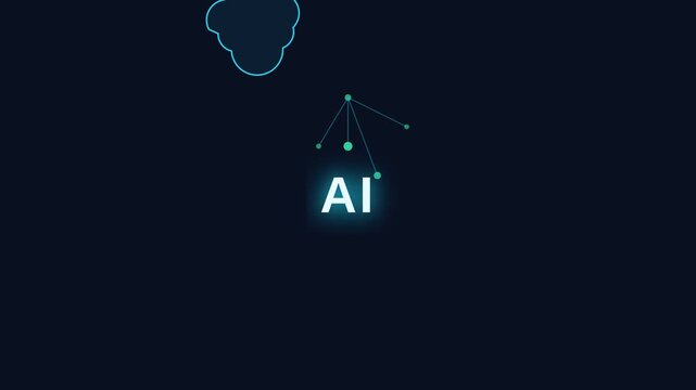 Motion AI technology concept video showcasing artificial intelligence and digital innovation.