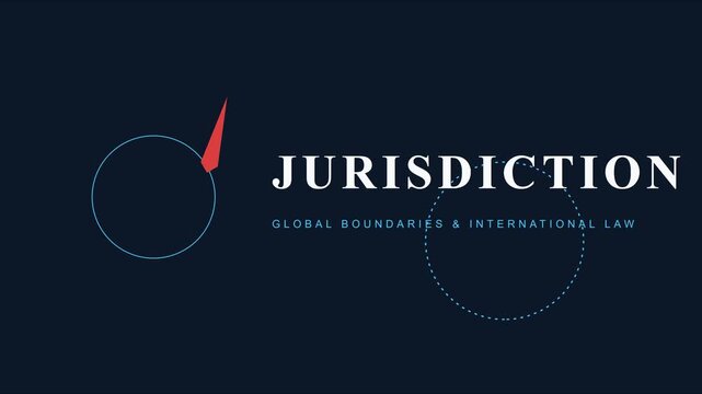 Jurisdiction global boundaries and international law motion title sequence for legal and corporate presentations animation 4k