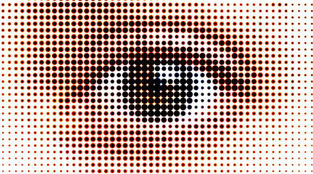 Abstract halftone pattern