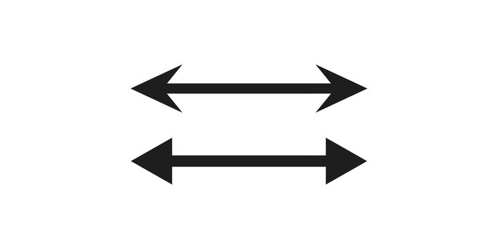 Two horizontal double-headed arrows indicating exchange or direction.