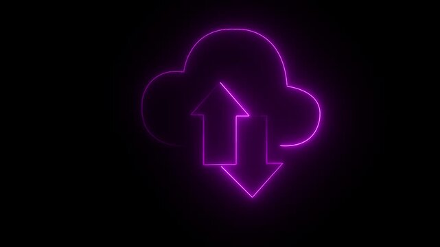 Upload icon symbol vector image for element design graphic