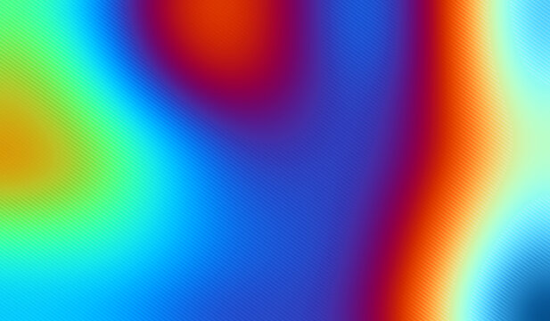 Colorful Thermal Heatmap Gradient Background with Blue and Orange Zones