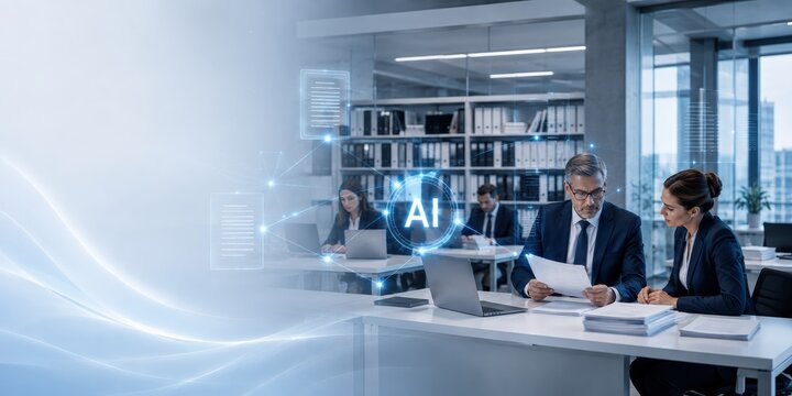 Legal Operations Team Working with AI Governance and Compliance Network