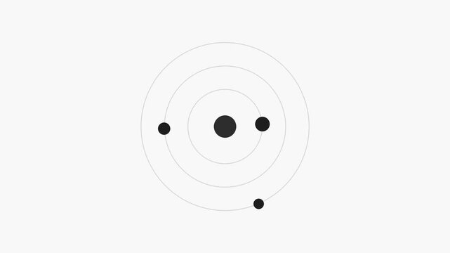 black and white dot animation 