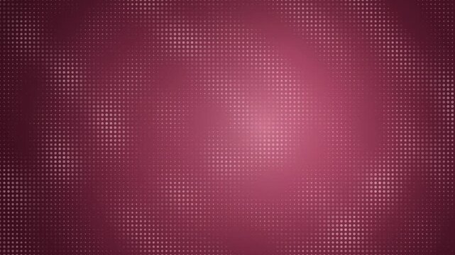 Abstract Pink Halftone Motion Background With Magenta Dots Pattern Gradient Grid Texture Animation Loop