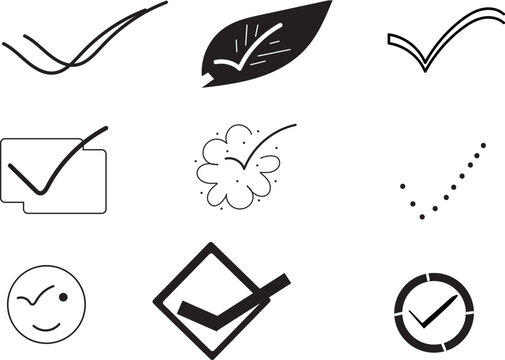 Abstract geometric registration marks and graphic design elements presented in a bold high contrast silhouette