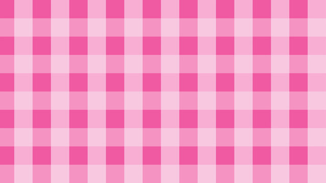 pink plaid fabric