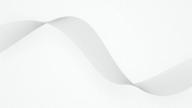 A stylized flowing ribbon of thin parallel lines in a seamless loop