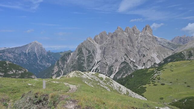 Trail around Tre Cime di Lavaredo - Dolomites, Alps, Italy