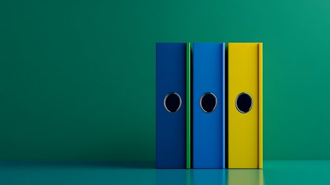 green office folders