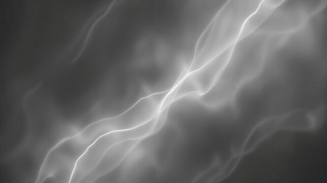 Abstract dark background with flowing bright white luminous energy wave lines luminous curves dark backdrop