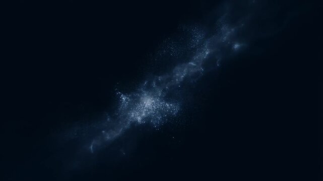 Professional Vfx Digital Effects Futuristic Abstract Dark Blue Space Background With Glowing Stardust Particles And Nebula Cloud Effect For Cosmic Astronomy And Celestial Design Projects