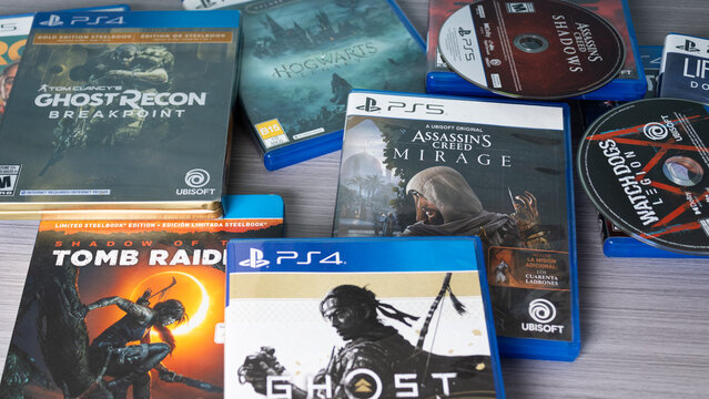 PlayStation video game collection; protest against the disappearance of the physical format. August 23, 2026 Mexico City