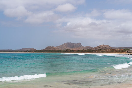 Horizon of Boca Beach, Boa Vista island, Cape Verde